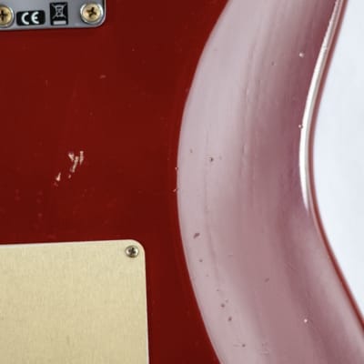 Fender Custom Shop Limited Edition 1954 Roasted Stratocaster Journeyman Relic Roasted Maple Fretboard Cimarron Red image 6
