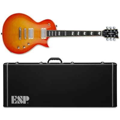 ESP E-II Eclipse Full Thickness Vintage Honey Burst Electric Guitar + Hard Case Made in Japan image 1