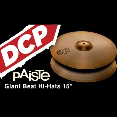 Paiste Giant Beat Hi Hat Cymbals 15" image 2