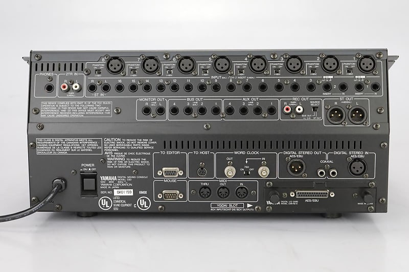 YAMAHA 03D 16-Channel Digital Audio Mixing Console w/ YGDAI