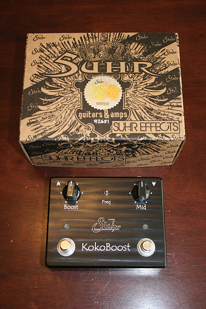 Suhr Koko Boost with Original Box Perfect Condition Reverb