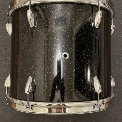 Puritan Drum Co 5 Piece Fiberglass & Maple Drum Kit 2022 - Piano Black with Metal-flakes image 17