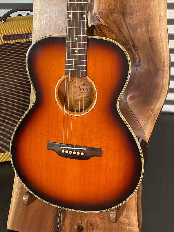 Aria AMS-02BS OM Style Acoustic 