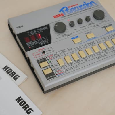 Korg DDM-220 Super Percussion Drum Machine (1985) w/manuals