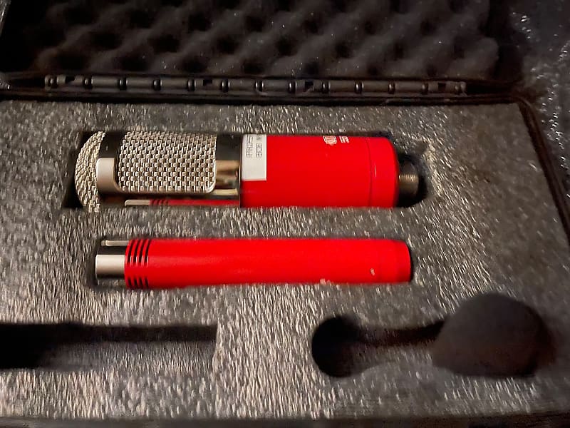 Mxl 550 And 551 Condenser Mic Set Red 