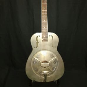 Republic duolian resonator guitar top