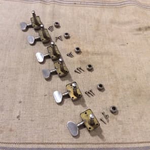 Hagstrom Van Ghent Tuning Keys Tuners 1960 s Vintage 6in line