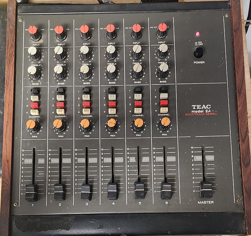 TEAC 2A Vintage 6-Channel Analog Mixer FOR PARTS 1978-1980 | Reverb