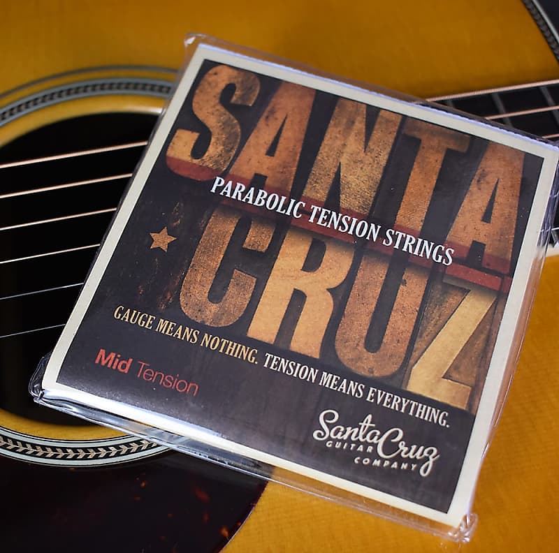 Santa Cruz Parabolic Tension Acoustic Guitar Strings Mid Tension image 1