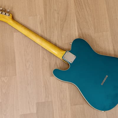 T-Style Partscaster Custom Electric Guitar Ocean Turquoise w/ Fender Licensed Neck, Tweed Case image 12