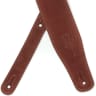 Levy's MS26 2.5" Soft Suede Guitar Strap - Rust