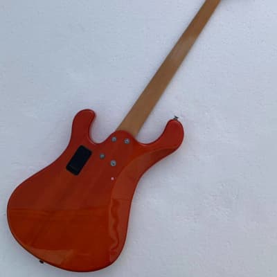 4 String Bass Maple Neck, with Body in Cherry Burst image 4