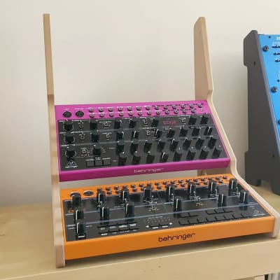 Behringer Crave, Edge & Spice - MDF Triple Stand from Synths And Wood image 3