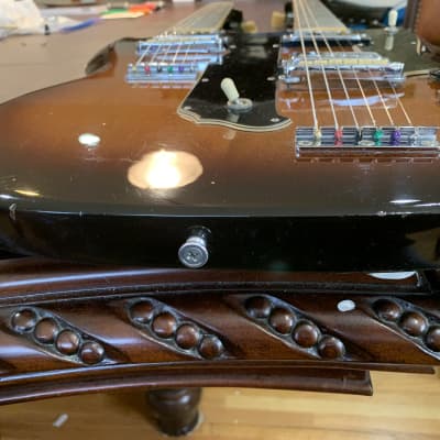 Gibson EMS 1235 mandolin/6string doubleneck  1966 Tobacco sunburst image 8