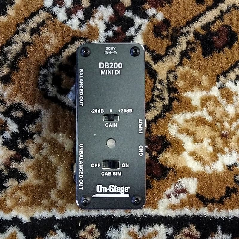 OnStage Stand Mini Direct Box Reverb