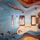 Epiphone Supernova Blue SIGNED Autographed Noel Gallagher Electric Guitar