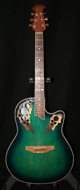 Ovation Celebrity CS-257 ?? Blue/Green Burst | Reverb