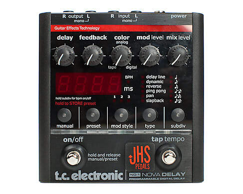 JHS TC Electronic ND-1 Nova Delay with External Preset and Tap Remote Mods image 1