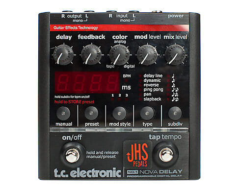 JHS TC Electronic ND-1 Nova Delay with External Preset and Tap