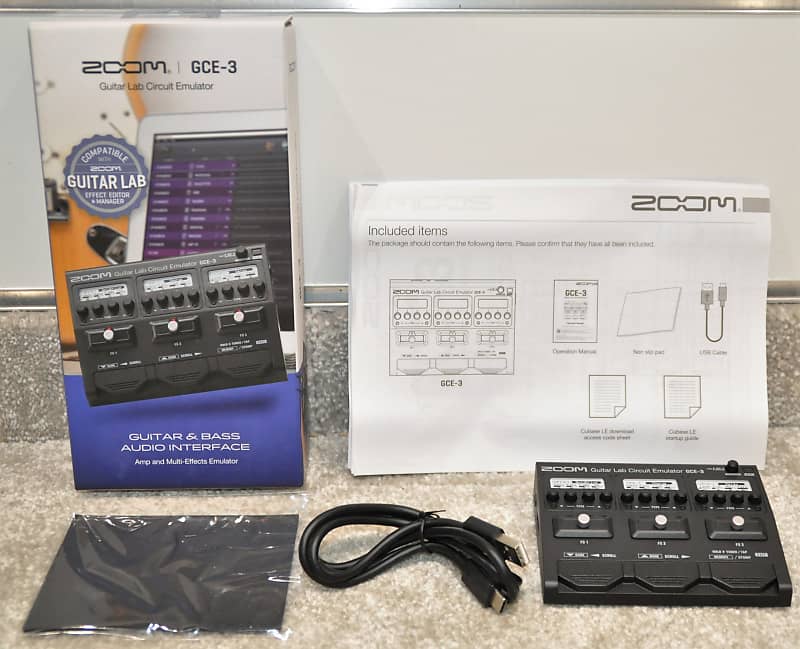 ZOOM GCE-3 / USB Audio Interface & Multi FX Pedal | Reverb