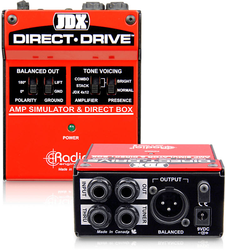 Radial JDX Direct-Drive Analog Amp Simulator image 1