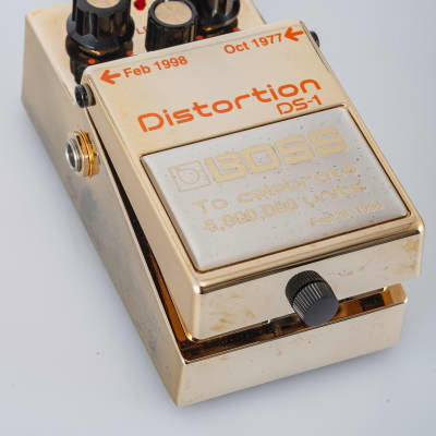 BOSS Distortion DS-1  GOLD 1998 + Showroom DISPLAY! Extremely RARE image 13