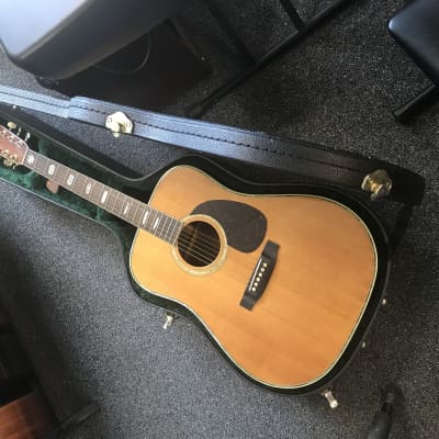 Sigma DR-41 Natural finish made in Japan 1983 dreadnought acoustic guitar in very good condition with hard case . image 1