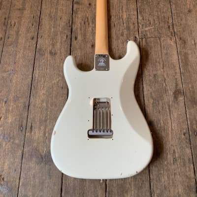 2019 Fender Custom Shop Ltd. Edition Jimi Hendrix Strat Izabella - Aged Olympic White image 3