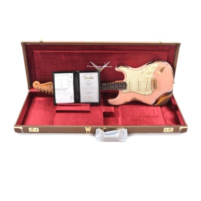 Fender Custom Shop 1960 Stratocaster "Chicago Special" Heavy Relic Super Aged Shell Pink over 3-Color Sunburst w/Gold Hardware (Serial #R134528) image 9