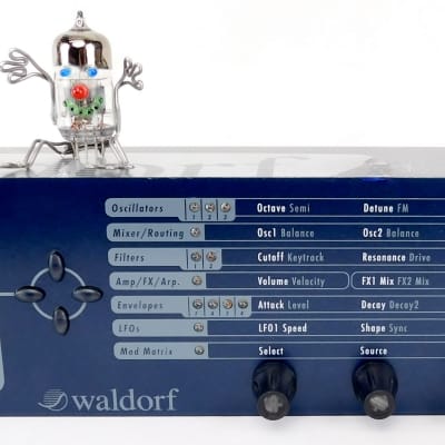 Waldorf Micro Q Synthesizer Rack Blau + Top Zustand + 1,5 Jahre Garantie image 4