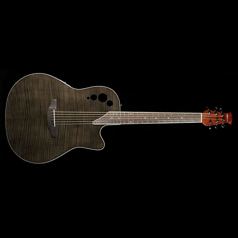 Ovation AE44IIP-TBKF Applause Elite Exotic Mid-Depth Mahogany Neck 6-String  Acoustic-Electric Guitar