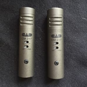 CAD CM217 Small Diaphragm Cardioid Condenser Microphone Stereo Pair