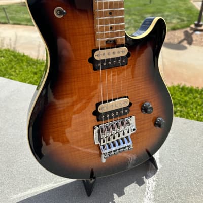 Peavey Wolfgang Standard Deluxe Archtop 1999 - Sunburst Flame Top image 7