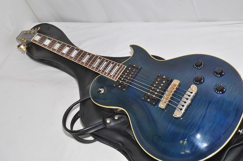 Aria Pro II PE-850 Transparent Blue 1990 Electric Guitar Ref.No 6054