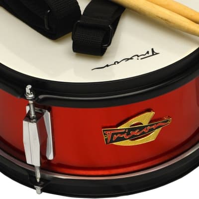 Trixon Junior Marching Snare Drum - Red Sparkle image 3