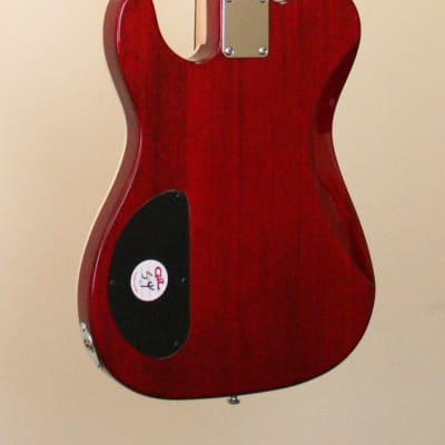 G&L Tribute ASAT Deluxe Carved Top, Transparent Red image 5