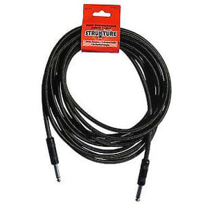 Strukture SC186W 1/4" TS Woven Straight Instrument Cable - 18.6'
