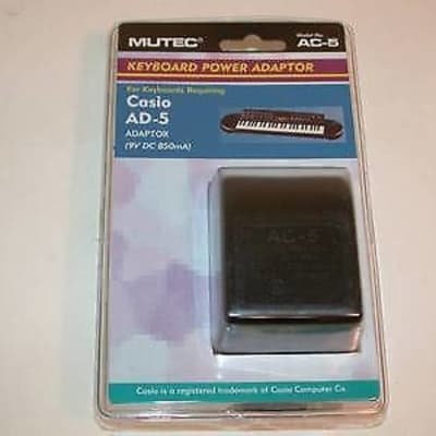 AC-5 Keyboard Power Adapter, (Replaces Casio AD-5), 110 VAC to 9 VDC, 850 mA, AC-5CS image 3