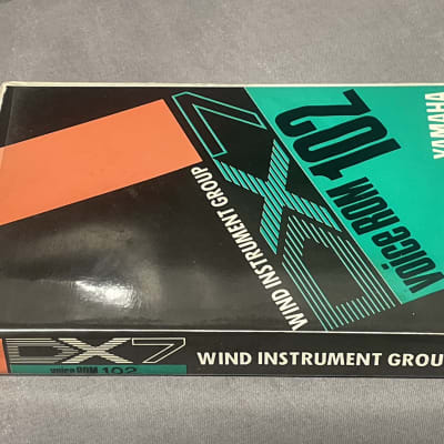 YAMAHA 「 VRC-102 」DATA CARTRIDGE fof DX7 Yamaha vrc-102 wind instrument group DX7 dx5 dx1 Data ROM