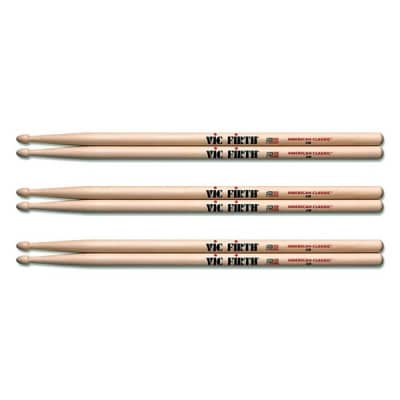Vic Firth 5B American Classics Wood Tip Drum Sticks