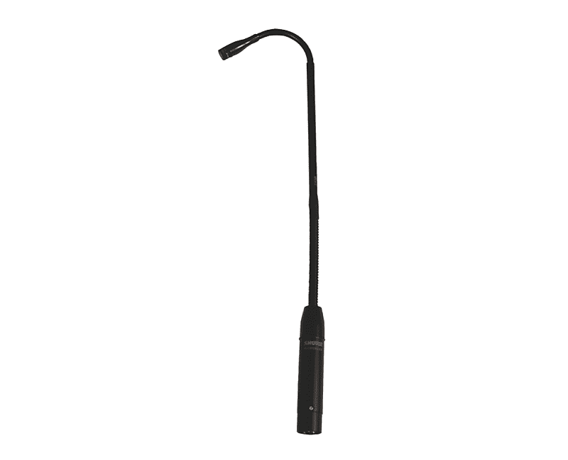 Immagine Shure MX412/S 12" Microflex Supercardioid Gooseneck Condenser Mic with Attached XLR Preamp - 1