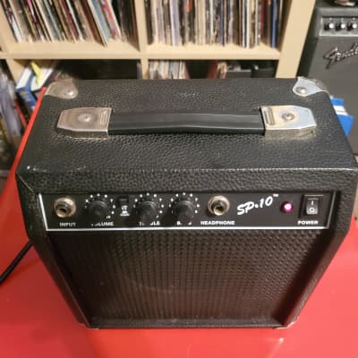 Fender Squire SP-10 Electric Guitar Amp 2000s? *READ* Black Mini Practice Amplifier image 3