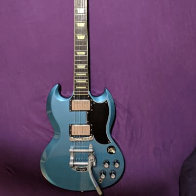 Bacchus CLASSIC Series BSG-STD w. Bigsby 2010 Pelham Blue | Reverb