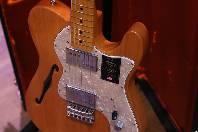 Fender American Vintage II '72 Telecaster Thinline 2022 - Present - Aged Natural image 1