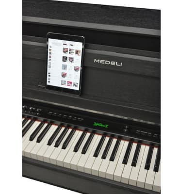 Medeli DP650K Digital Upright Piano Black image 3