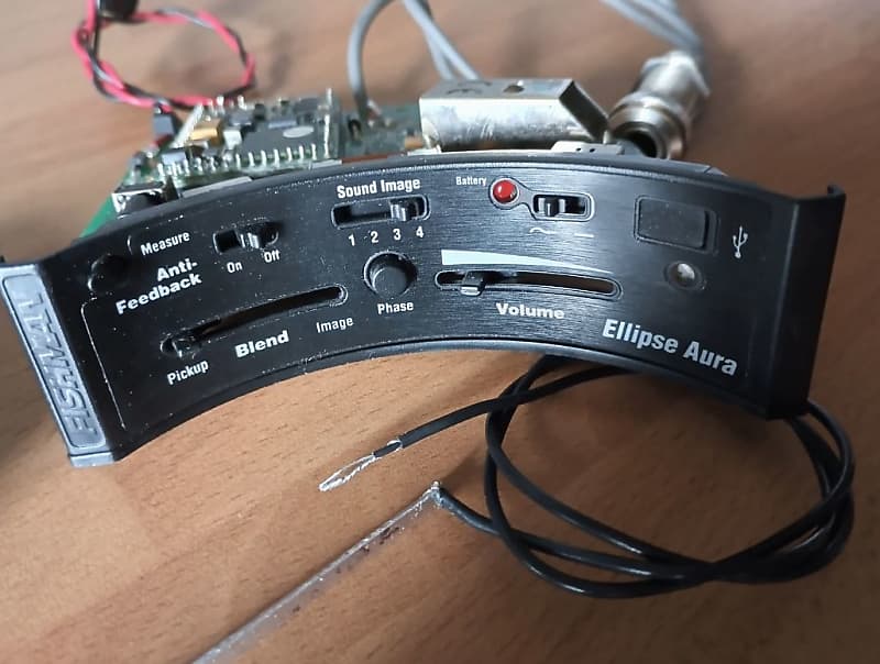 Fishman Ellipse Aura. Acoustic guitar pickup preamp image 1