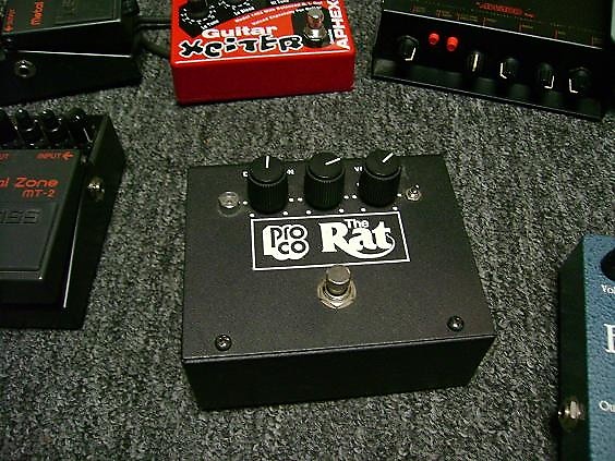 Pro Co The Rat (re issue with LM308 chip) modded by Keeley
