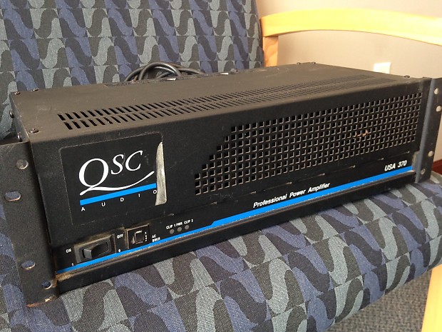 QSC USA 370 Amplifier image 1