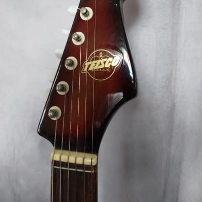 Teisco E-110 "Tulip" Electric Guitar 1960s - Tobacco Burst image 4