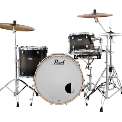 Pearl Decade Maple Satin Blackburst Set 24x14/13x9/16x16 3pc Shell Pack  Kit Drums +HP930S Hardware image 4